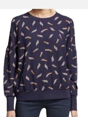 Boden Renee Shooting Star Sweatshirt Size Small